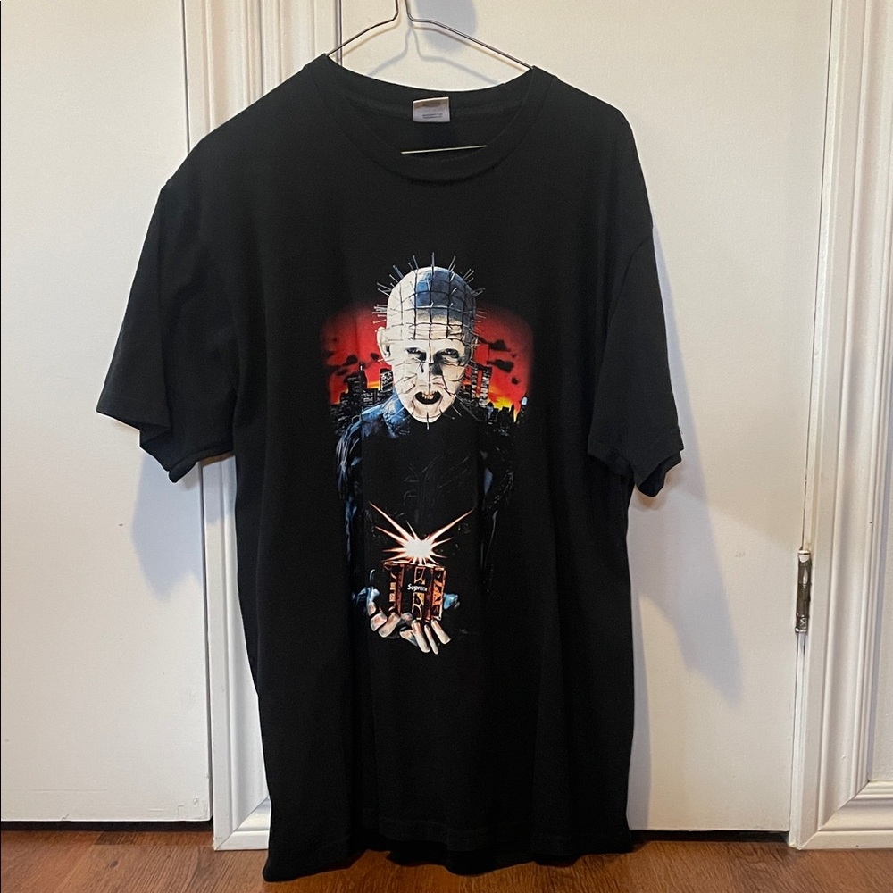 Supreme X Hellraiser Pinhead Graphic tee black large